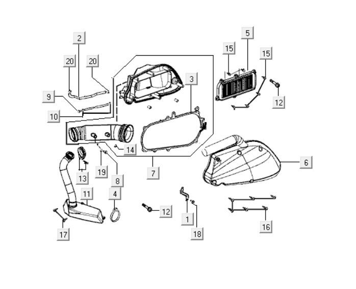 Luchtfilter Kymco Grand Dink 250