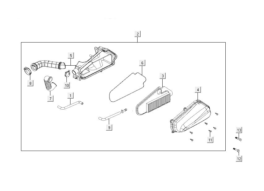 Luchtfilter Kymco Like 4-takt