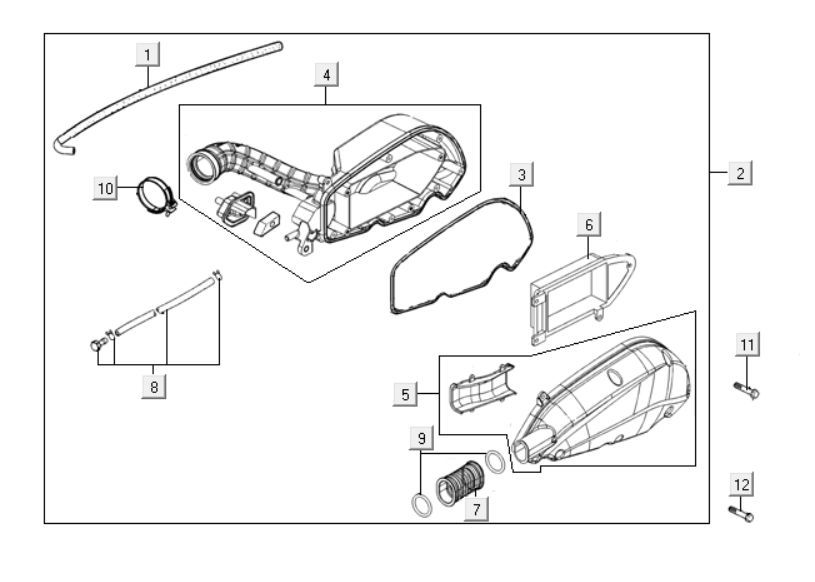 Luchtfilter Kymco People One 125i