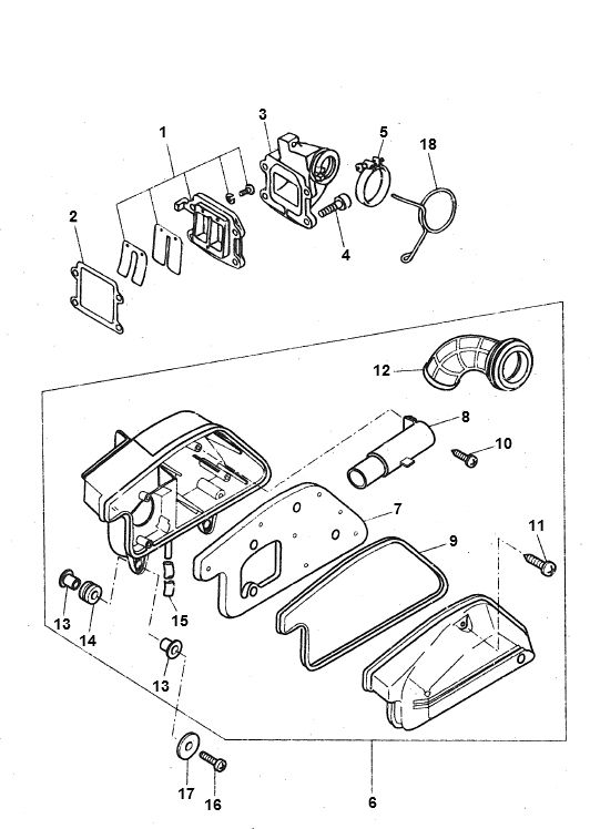Luchtfilter Yamaha Bw's 2-takt