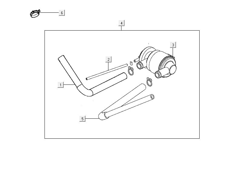 Luchtmembraan Kymco City 16' 4-takt donker grijs