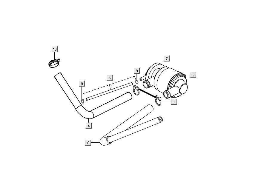 Luchtmembraan Kymco People S 50 4-takt Electric blauw