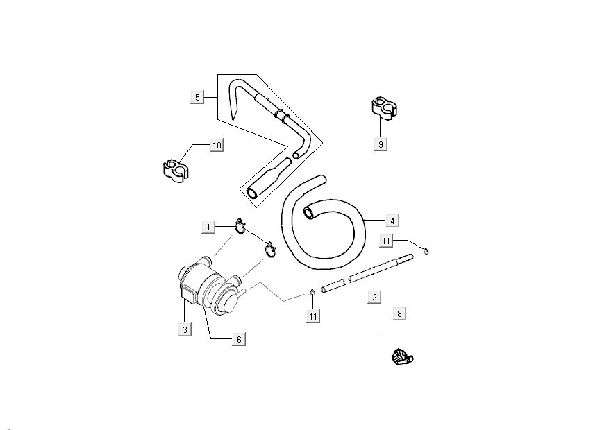 Luchtmembraan Kymco Sento 50 4-takt Rood