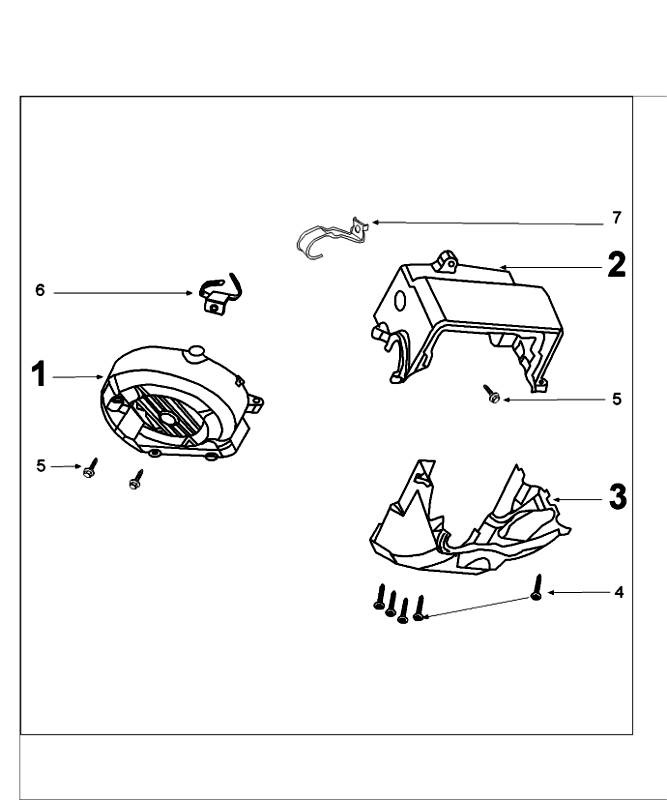 Koelkappen Peugeot Speedfight 4 50 4-takt AC Roodzwart