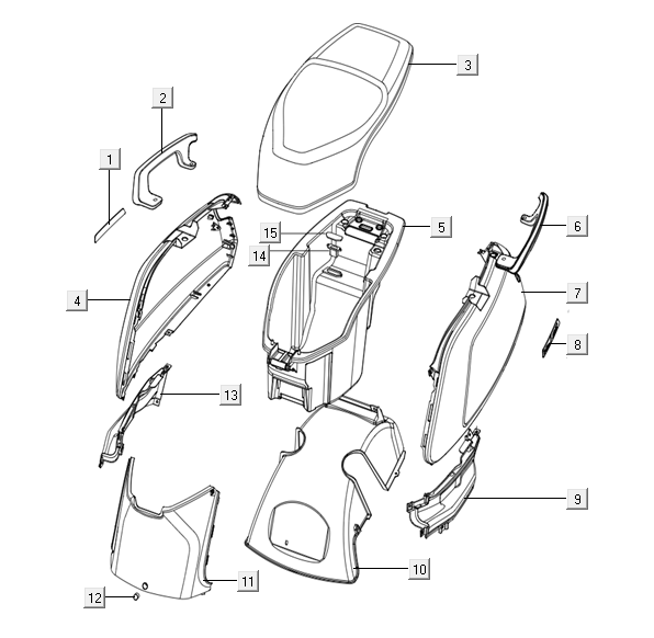 Kappen - Beplating achterzijde Niu N-GT