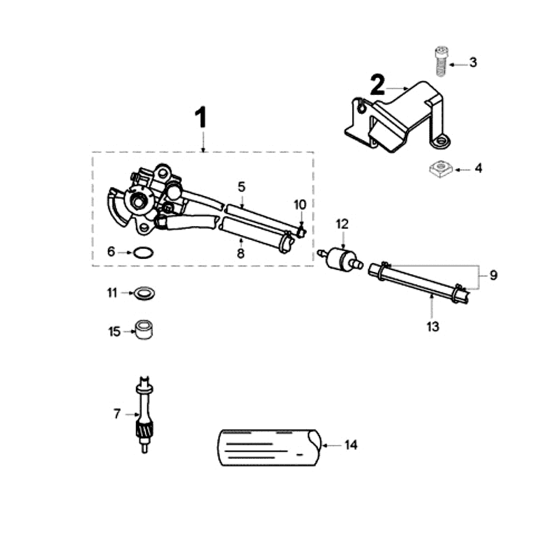 Oliepomp Vast Peugeot Elyseo zwart
