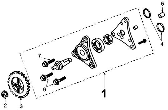 Oliepomp Peugeot Kisbee/ Django Euro 4