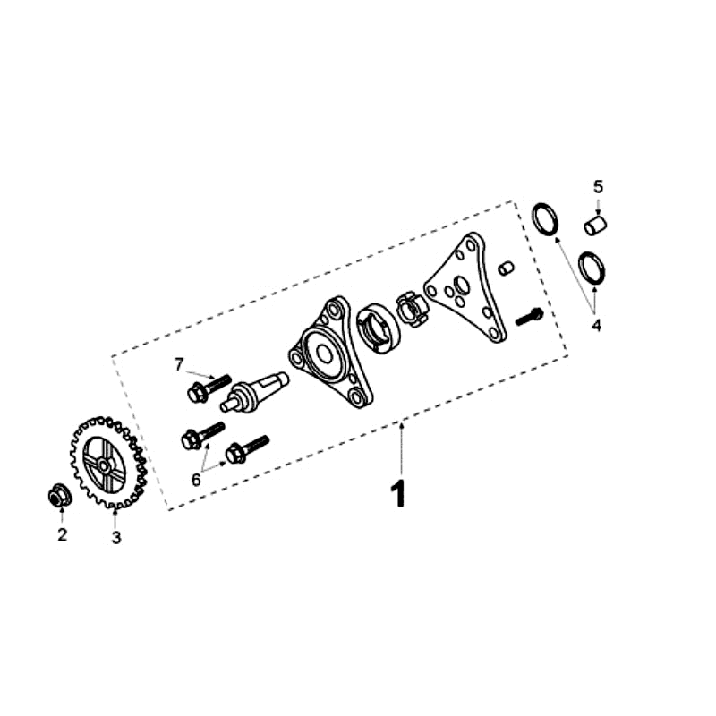 Oliepomp Peugeot Kisbee RS matzwart