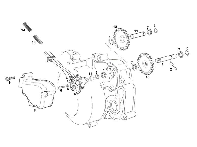 Oliepomp Derbi Senda R X-Treme 2007 Euro 2 edition 3