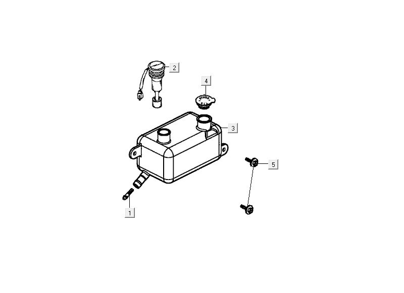 Olietank Kymco MXU 50