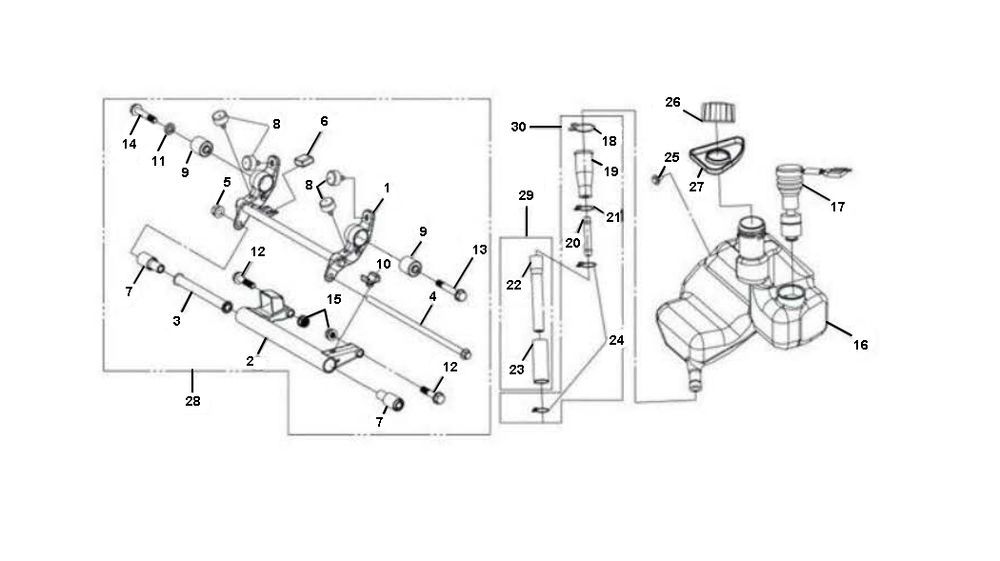 Olietank Sym Jet Sport-X 2-takt