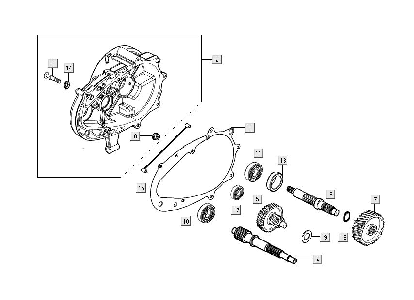 Vertanding - Overbrenging Kymco People S 50 4-takt Mat grijs