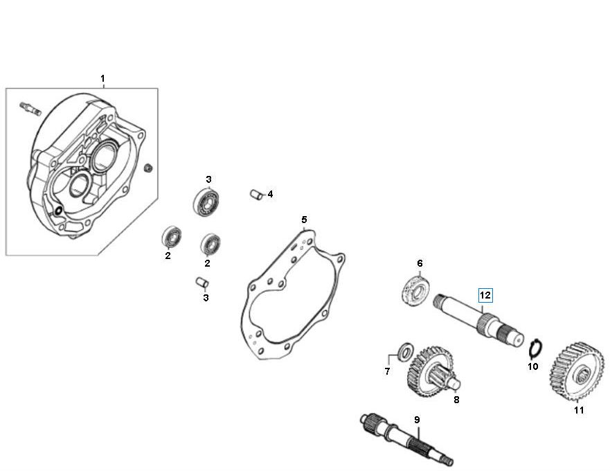 Vertanding - Overbrenging Senzo RivaLux S 4-takt