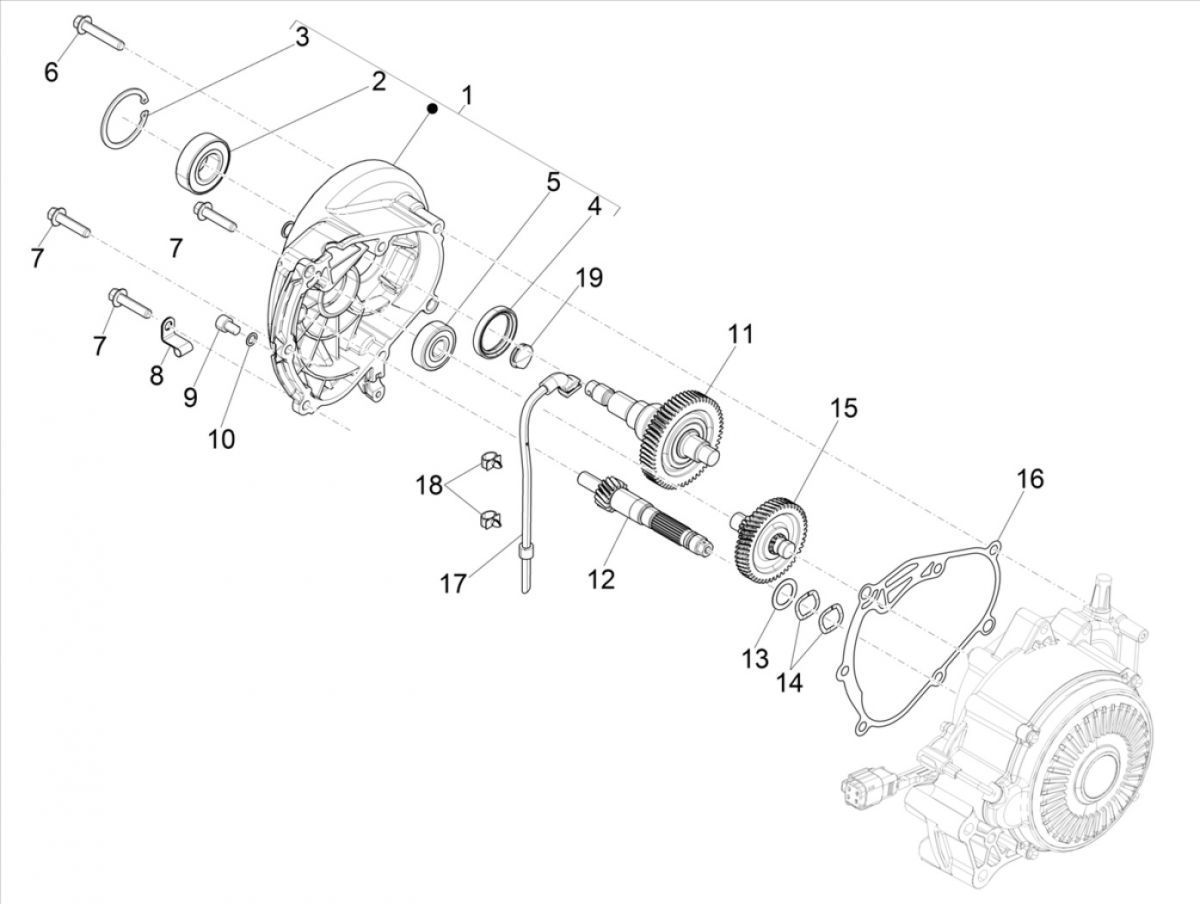 Vertanding - Overbrenging Vespa Elettrica 2018-2019
