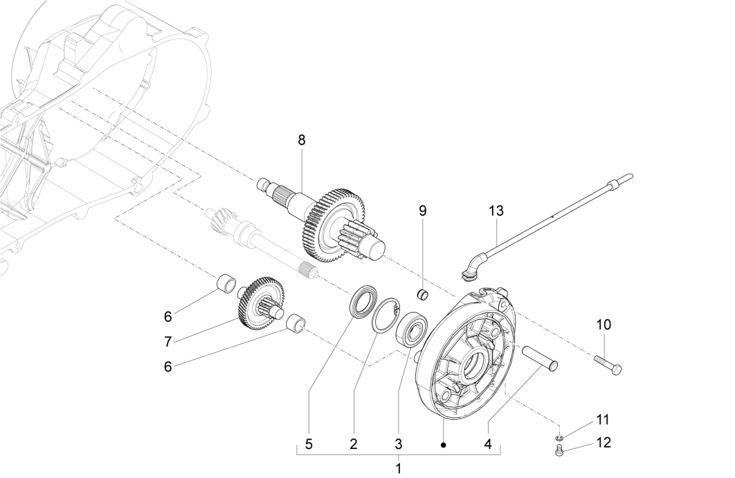 Vertanding - Overbrenging Piaggio Liberty 50 4-takt AC IGET 3V Euro 4