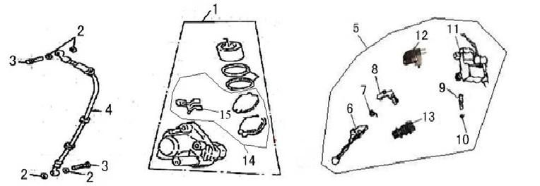 Remcilinder - Remhendel - Remleiding - Remklauw - Remblokken AGM LX wit