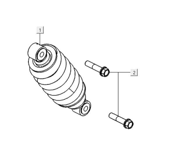 Schokbreker Kymco K-Pipe 125