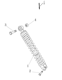 Schokbreker China Ape 50 wit