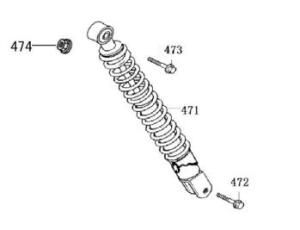 Schokbreker China Retro Extra mat wit