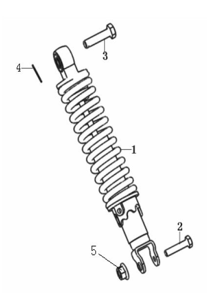 Schokbreker Generic Cracker 50 2-takt zwart 2010