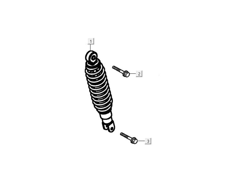 Schokbreker Kymco Carry 50i 4-takt Euro 4 wit