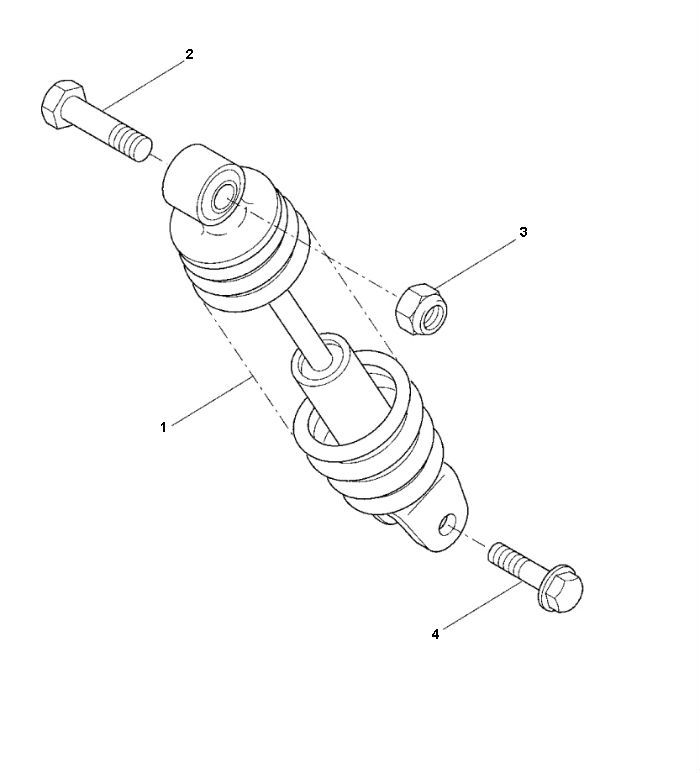 Schokbreker Yamaha Bw's 2-takt
