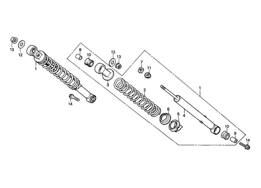 Schokbreker Honda MT