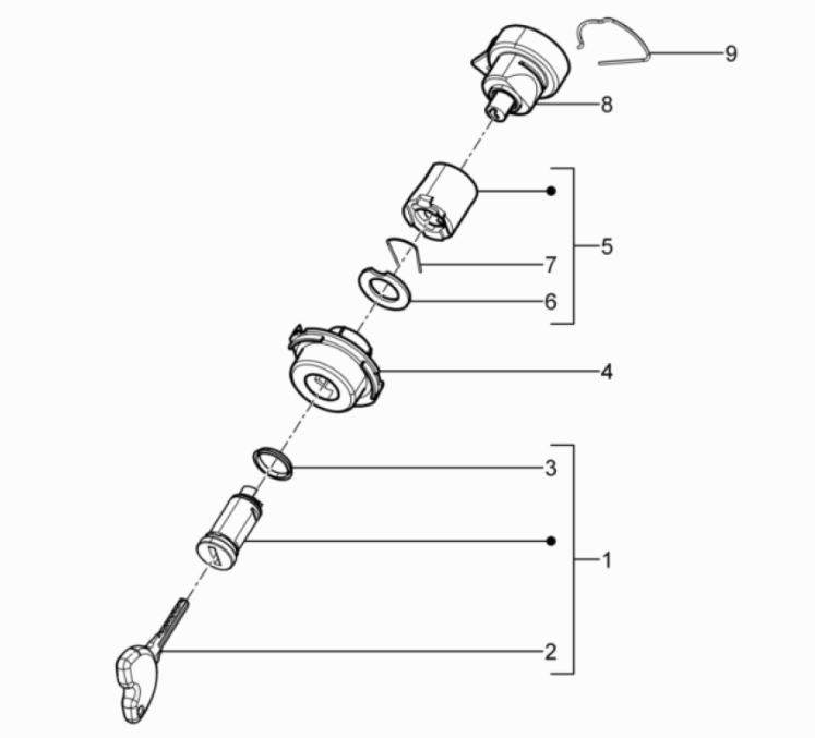 Cotactslot Piaggio Typhoon 50 2-takt Euro 3 2011