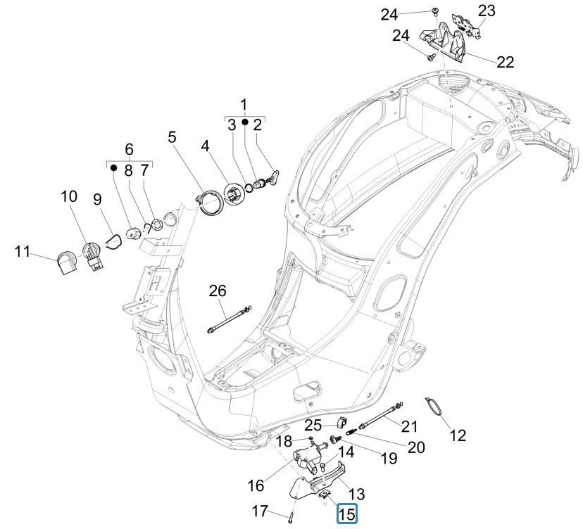 Cotactslot Vespa Primavera 125 3V IE ABS