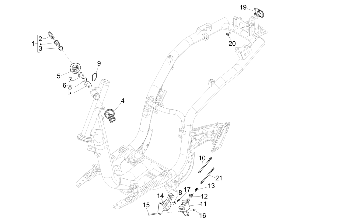 Cotactslot Piaggio Liberty 50 4-takt AC IGET 3V Euro 4