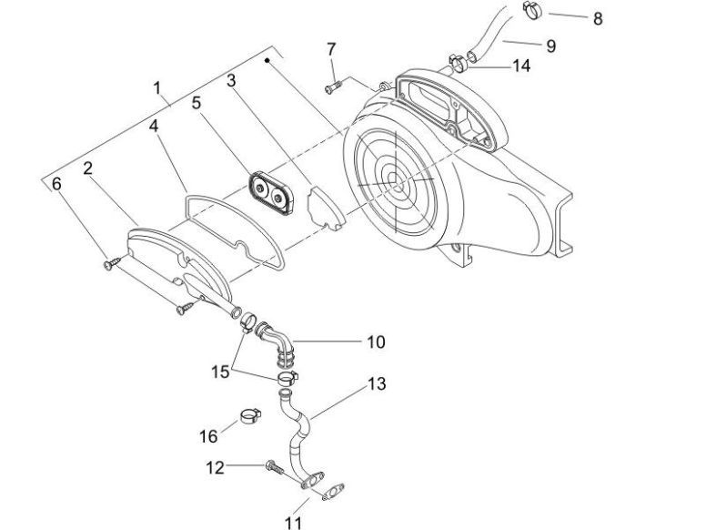 SLS Filter Piaggio Zip 2000 4-takt AC