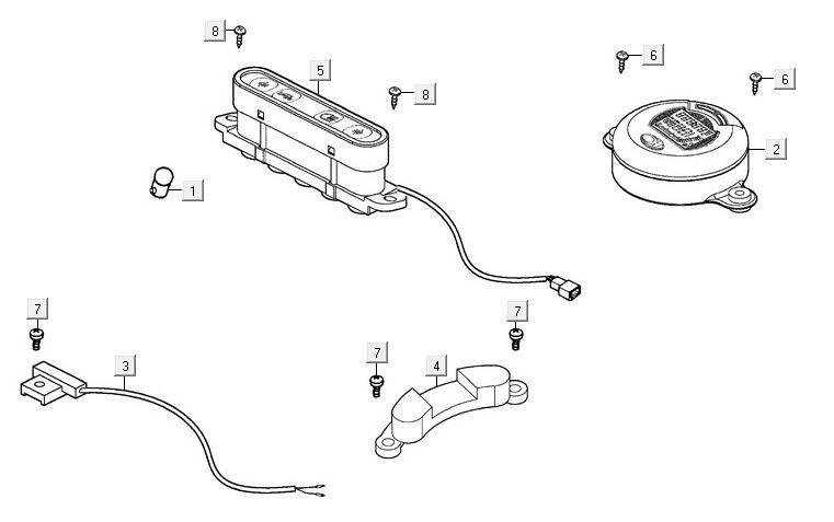 Kilometerteller - Cockpit Kymco Maxxer 90 Zwart