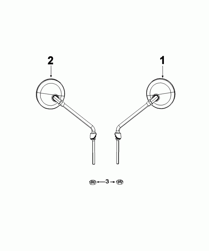Spiegels Peugeot Django