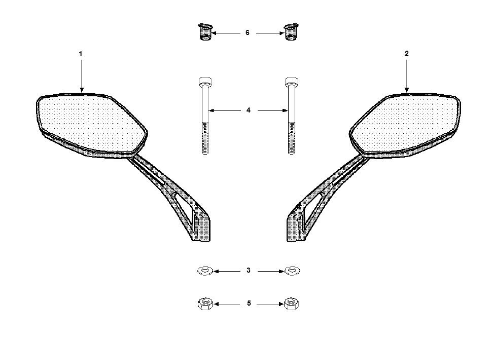 Spiegels Peugeot Speedfight 3 50 2-takt LC 2-takt