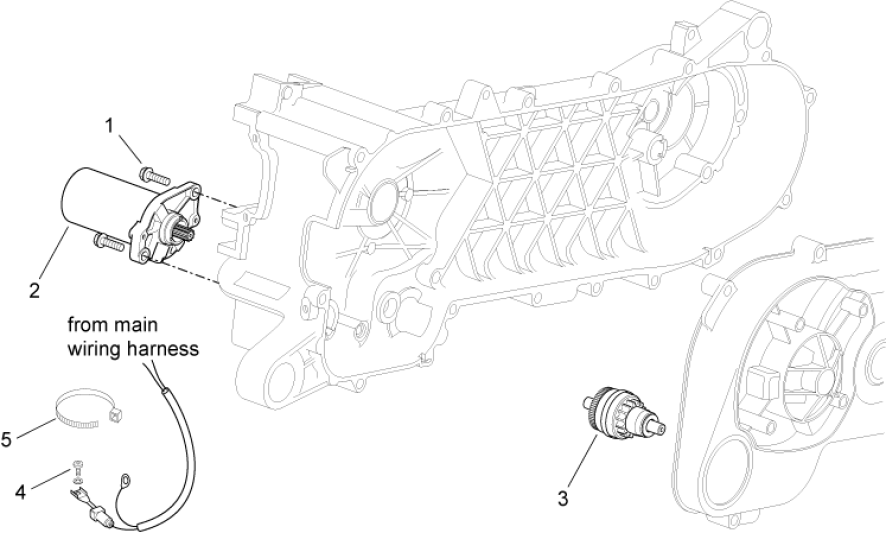 Startmotor Aprilia SR 50 LC (injectie en carburateur) 2004-2009