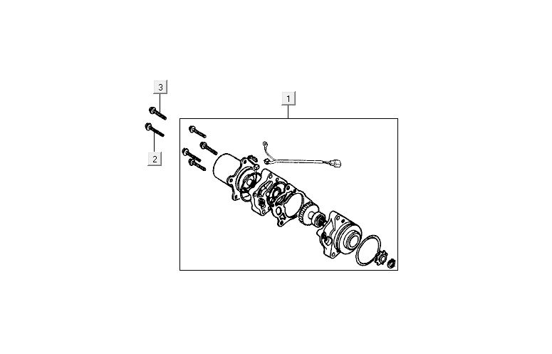Startmotor Kymco Activ 50 4-takt blauw-zwart