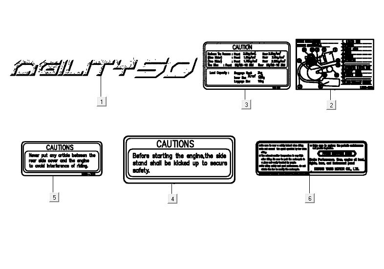 Emblemen - Stickers - Logo Kymco Agility Fat 12' 4-takt zwart