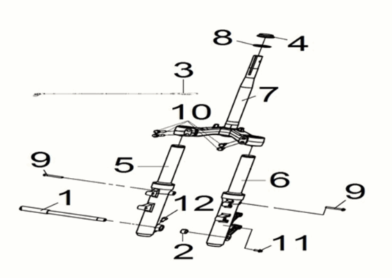 STRG. stem Sym Joymax Z 125i E5 2022