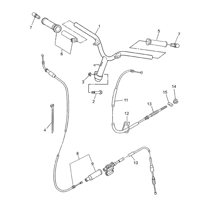 Stuur Yamaha Jog-R 50 2-takt AC