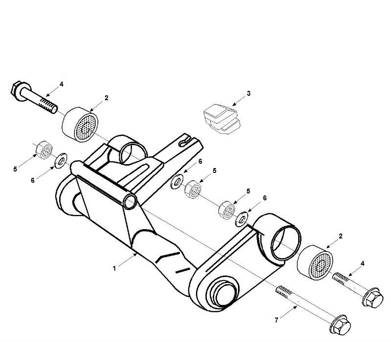 Motorophanging Peugeot Vivacity 3 4-takt