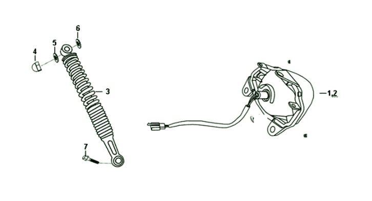 Tail light RR. cushion Sym Orbit II 125i E4