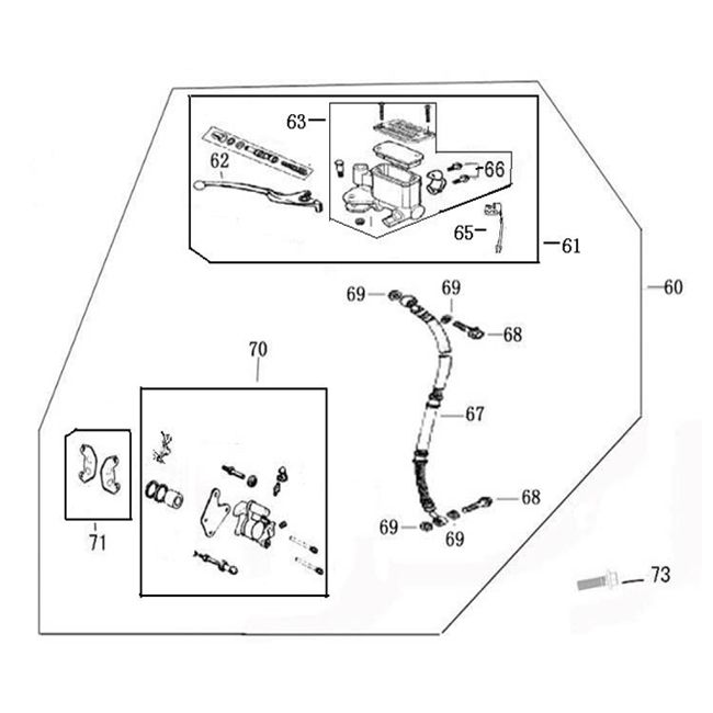 Remcilinder - Remhendel - Remleiding - Remklauw - Remblokken China Grande Retro