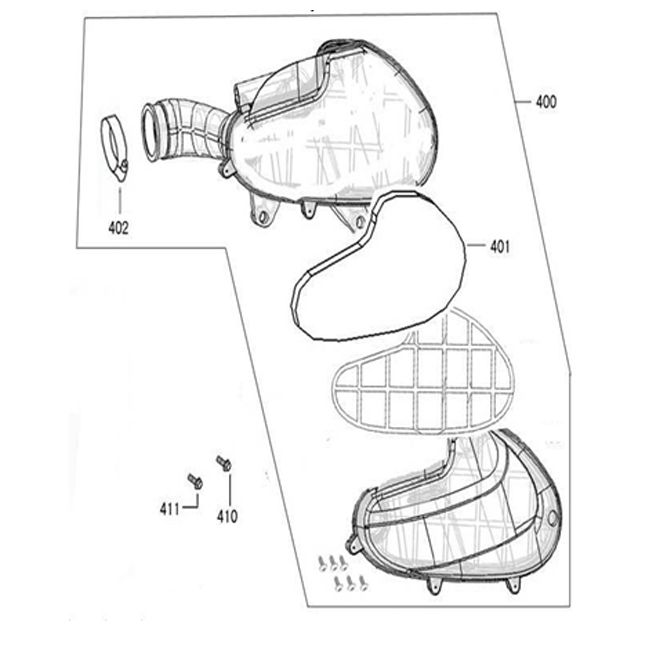 Luchtfilter China Joy / Legend
