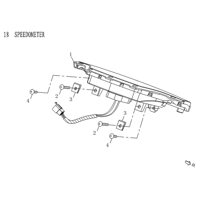 Kilometerteller - Cockpit AGM Qube
