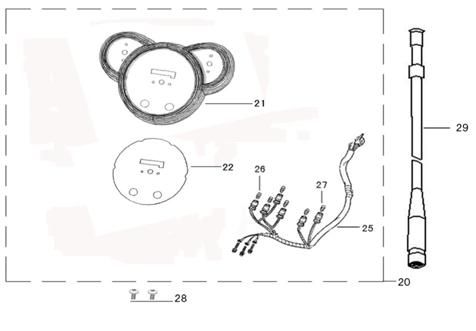 Kilometerteller - Cockpit China Joy mat antraciet
