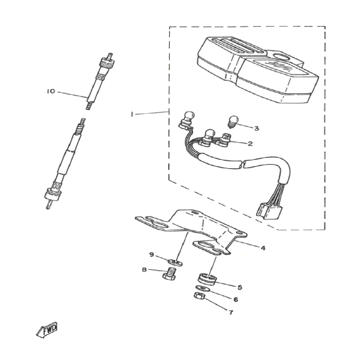 Teller Yamaha DT-50 MX