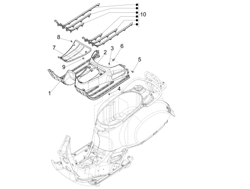 Treeplank Vespa GTS 300 HPE 4V IE ABS Euro 4 2019