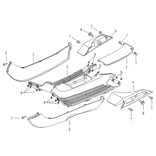 Treeplank - Zijskirts  AGM Supreme zwart
