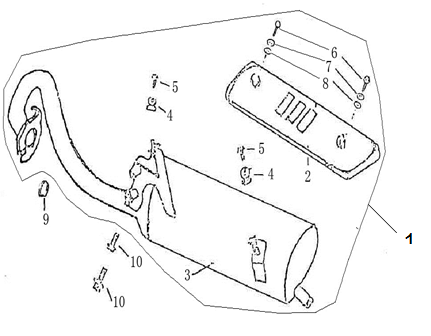 Uitlaat AGM Retro ←2013 wit