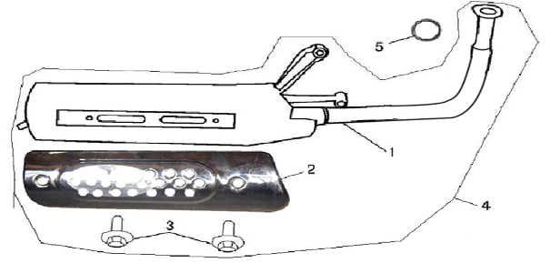 Uitlaat China GT roze